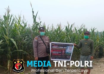Kabut Asap Semakin Tebal, Personel Subsektor Sompak Tegas Imbau Masyarakat Tidak Membakar Hutan dan Lahan