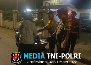 Polsek Tambelang Gelar OKJ Malam Hari, Antisipasi Tawuran hingga Kejahatan Jalanan