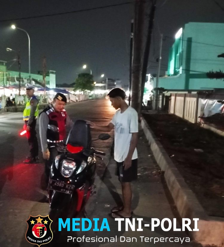 Polsek Babelan Gelar Operasi Kejahatan Jalanan, Antisipasi 3C dan Tawuran