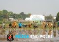 Dukung Swasembada Pangan, Koramil 12/Wlingi dan Poktan Abadi Gelar Tanam Padi Serentak Merdeka