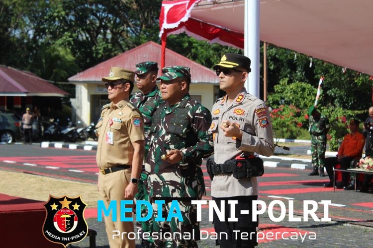 Pastikan Kesiapan Personel dan Sarpras, Kodim 1310/Bitung dan Forkopimda Minut Selenggarakan Apel Gelar Pasukan Kesiapsiagaan Penanggulangan Karhutla di Minahasa Utara