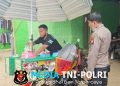 Saat Patroli, Polisi Sengah Temila Berhenti Sejenak Temui Penjual Es Keliling, Ini Pesannya