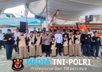 HUT Tekab 308 Ke-11, Sat Reskrim Polres Lampung Utara Gelar Syukuran dan Santuni Anak Yatim