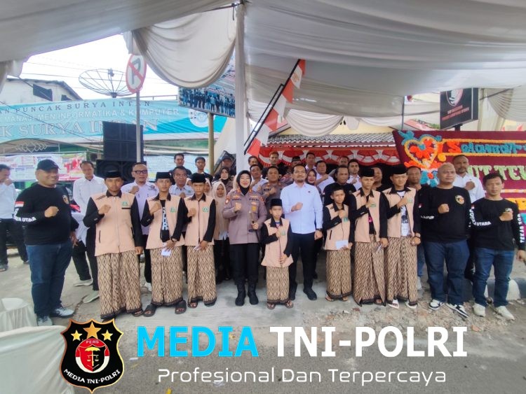 HUT Tekab 308 Ke-11, Sat Reskrim Polres Lampung Utara Gelar Syukuran dan Santuni Anak Yatim