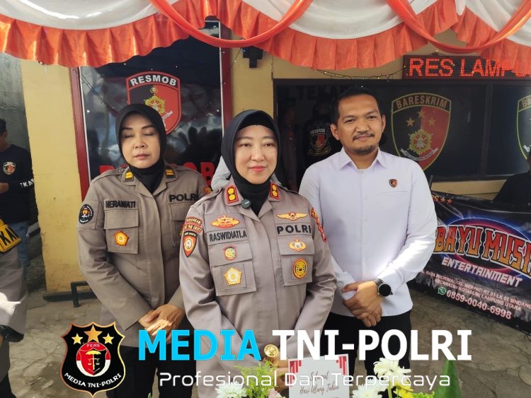 HUT Ke-11 Tekab 308, Kapolres Lampura Tegaskan Komitmen Berantas Kejahatan dan Ciptakan Rasa Aman