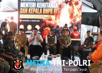 Menteri Kehutanan dan Kepala BNPB RI Bahas Penanggulangan Karhutla di Kabupaten OKI