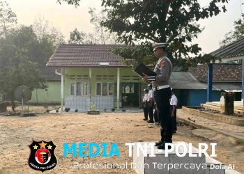 Kasat Lantas Polres Mesuji Jadi Irup di SMP Muhammadiyah Agung Batin Ingatkan Bahaya Narkoba dan Judi Online