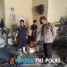 Polisi Hadir di Tengah Kabut Asap, Warga Mandor Diingatkan Pakai Masker dan Jaga Kesehatan