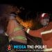 Yonif TP 951/Pandeka Marapi Bergerak Cepat Padamkan Kebakaran Lahan Bersama Damkar Kab. Tanah Datar dan Masyarakat