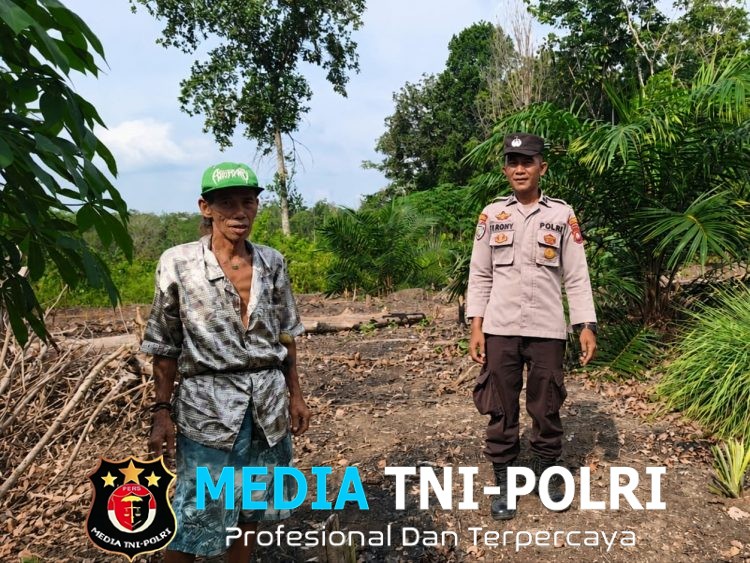 Polsek Menjalin Sosialisasikan Pencegahan Karhutla dan Dampak El Nino kepada Warga Desa Menjalin