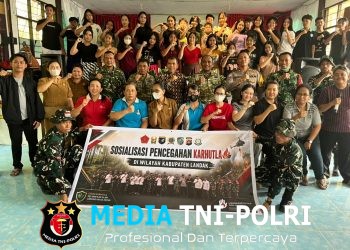 Kapolsek Menyuke Berikan Sosialisasi Pencegahan Kebakaran Hutan dan Lahan Di Desa Ansang