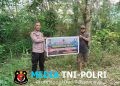 Banner Dibentangkan di Tengah Hutan, Polisi Tegas Serukan STOP Pembakaran Hutan dan Lahan!