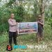 Banner Dibentangkan di Tengah Hutan, Polisi Tegas Serukan STOP Pembakaran Hutan dan Lahan!