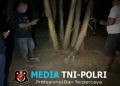 Respon Laporan Warga Polres Langkat Musnahkan Gubuk Penyalahgunaan Narkoba