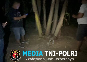 Respon Laporan Warga Polres Langkat Musnahkan Gubuk Penyalahgunaan Narkoba