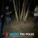 Respon Laporan Warga Polres Langkat Musnahkan Gubuk Penyalahgunaan Narkoba