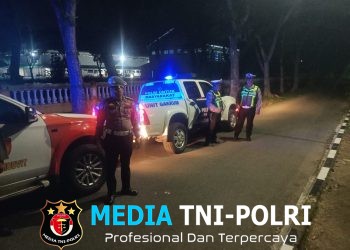 Antisipasi Geng Motor hingga Balap Liar, Satlantas Polres Langkat Gelar Patroli UKL di Stabat