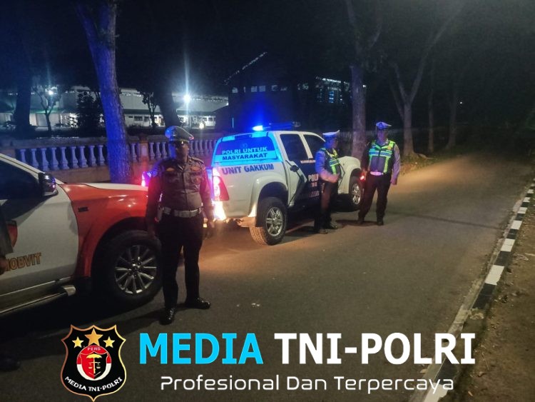 Antisipasi Geng Motor hingga Balap Liar, Satlantas Polres Langkat Gelar Patroli UKL di Stabat