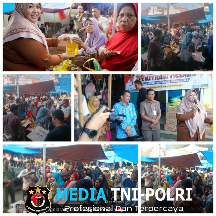 Pemkab Pringsewu Lakukan Penetrasi Pasar Di Kecamatan Pagelaran