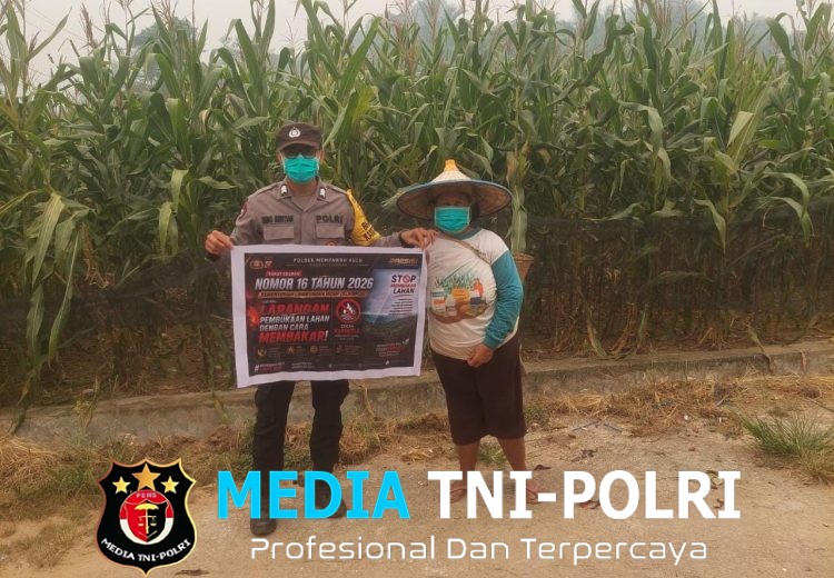 Musim Kemarau Berkepanjangan, Bhabinkamtibmas Subsektor Sompak Gencar Sosialisasikan Larangan Pembakaran Hutan dan Lahan