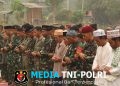 Atasi Krisis Air dan Musim Kemarau, Pos Kotis Satgas Yonarmed 13/Nanggala Gelar Sholat Istisqa Bersama Warga Badau