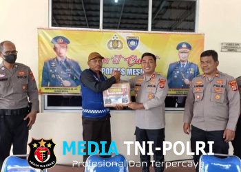 Jumat Curhat Polres Mesuji Bersama Sabuk Kamtibmas Ojek Pomela