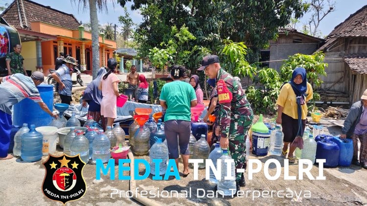 Empat Hari “Berpuasa” Air, Warga Bogor Bojong Akhirnya Bernapas Lega Berkat Bantuan Kodim Boyolali
