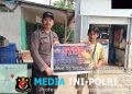 Kabut Asap Menyelimuti, Polisi Tetap Hadir Sapa Warga dan Ajak Bersama Cegah Karhutla