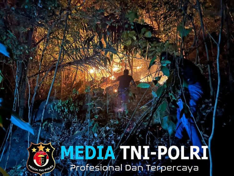 Tiga Jam Berjibaku di Lereng Curam, Tim Gabungan Padamkan Kebakaran Lahan di Perbukitan Parerejo
