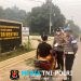 Kapolsek Menyuke Beserta Anggota Bagikan Masker Kepada Penguna Jalan
