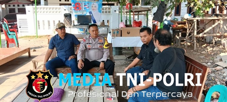 Polsek Kedungwaringin Sambangi Tokoh Masyarakat, Ajak Warga Jaga Pilkades Karangharum Tetap Damai