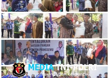 694 Warga Pekon Pamenang Terima Bantuan Pangan Dari Pemerintah