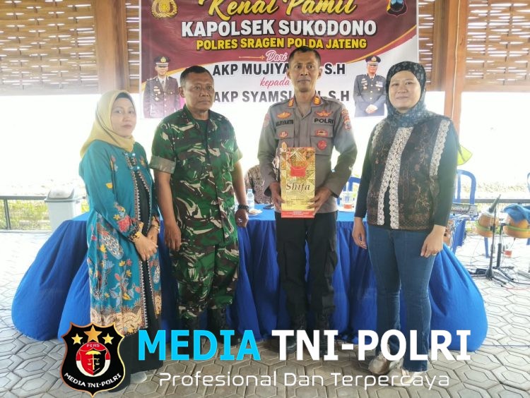 Kapolsek Sukodono Berganti, Danramil Tekankan Sinergi Jaga Kondusivitas