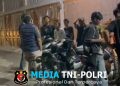 Meski Diguyur Gerimis, Tim Resmob Polres Simalungun Tetap Gigih Patroli Cegah Balap Liar dan Geng Motor