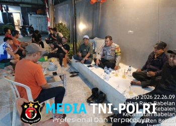 Polsek Babelan Dorong Warga Kebalen Aktifkan Kembali Siskamling, Cegah 3C dan Kenakalan Remaja