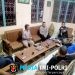 Tak Kenal Waktu, Kapolsek Sebangki Bangun Komunikasi dengan Tomas Bahas Karhutla