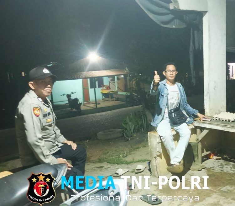 Cegah Maling Beraksi, Polisi Sebangki Sambangi Rumah Warga dan Sampaikan Imbauan Kamtibmas