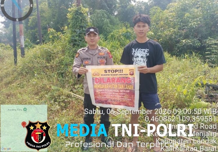 Polsek Menjalin Sosialisasikan Pencegahan Karhutla dan Dampak El Nino kepada Masyarakat