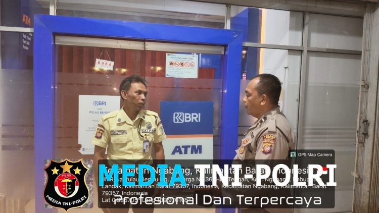 Waspada! Polisi Ingatkan Satpam Bank BRI Ngabang, Orang Pura-Pura Ambil Uang di ATM Bisa Jadi Modus Kejahatan