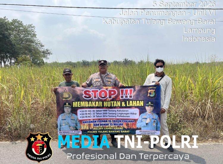 Cegah Karhutla, Polsek Lambu Kibang Gencar Lakukan Sosialisasi ke Masyarakat Ingatkan Warga Untuk Waspada