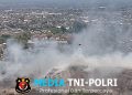 Tangani Kebakaran TPA Putri Cempo, Polda Jateng Kerahkan Helikopter Water Bombing