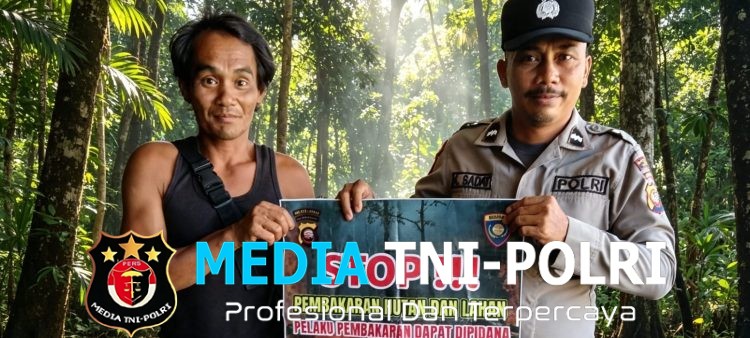 Polisi Datangi Warga Bawa Pesan Tegas “STOP KARHUTLA, Jangan Tunggu Api Membesar!”