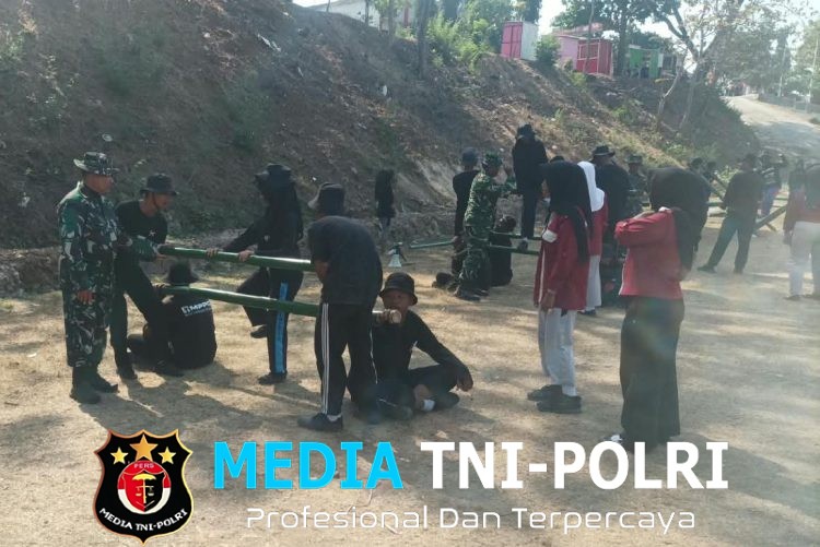TNI di Puhpelem Berikan Pelatihan Ketarunaan kepada Siswa SMKN 1 Puhpelem