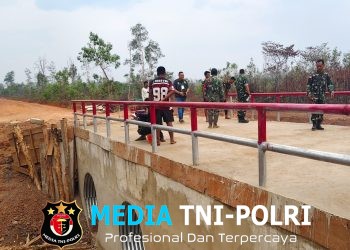TNI Aramco dan Masyarakat Merauke Buka Akses Bangun 6 Jembatan Aramco Menuju Kampung Baad