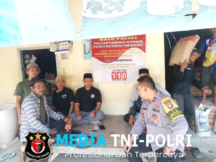 Bhabinkamtibmas Cabangbungin Sosialisasikan Layanan Polisi 110 kepada Warga Lenggahsari