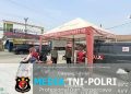 Patroli Preventif Polsek Serang Baru Antisipasi 3C di SPBU Sukasari