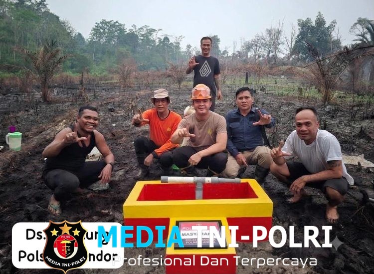Polres Landak Bangun 14 Sumur Bor, Dukung Penanganan Karhutla dan Bantu Warga