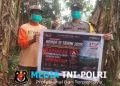 Cegah Karhutla di Kecamatan Sompak, Bhabinkamtibmas Sampaikan Pesan Kamtibmas kepada Petani