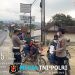 Antisipasi Dampak Abu Vulkanik Anak Krakatau, Polres Lampung Barat Bagikan Masker Gratis Kepada Pengendara dan Warga
