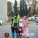 Polisi Atur Lalu Lintas dan Bagikan Masker Antisipasi Abu Vulkanik Anak Krakatau di Cikarang Utara